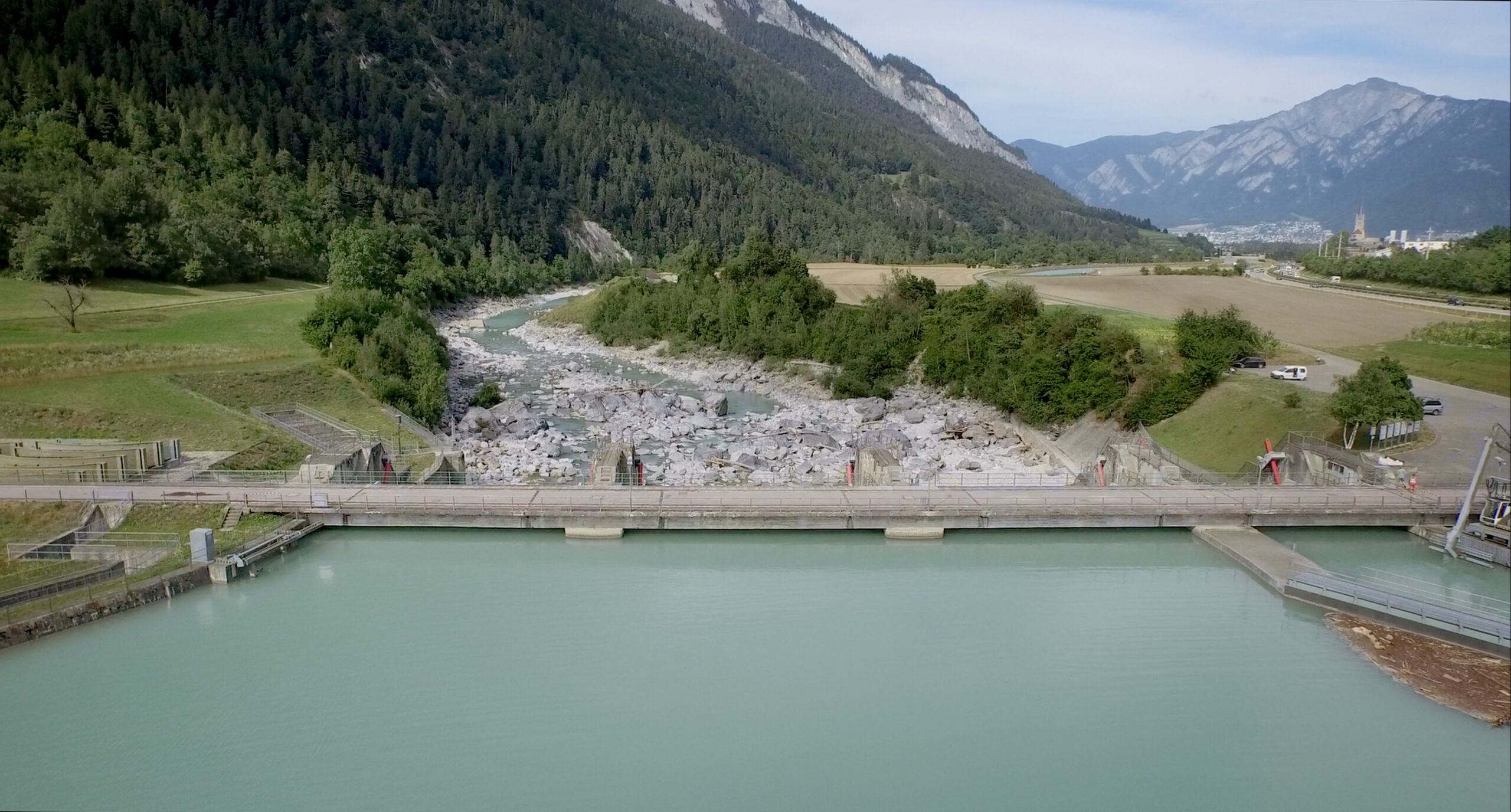 Rhein­kraft­werk beim Ell­horn: Und ewig grüsst das Mur­mel­tier
