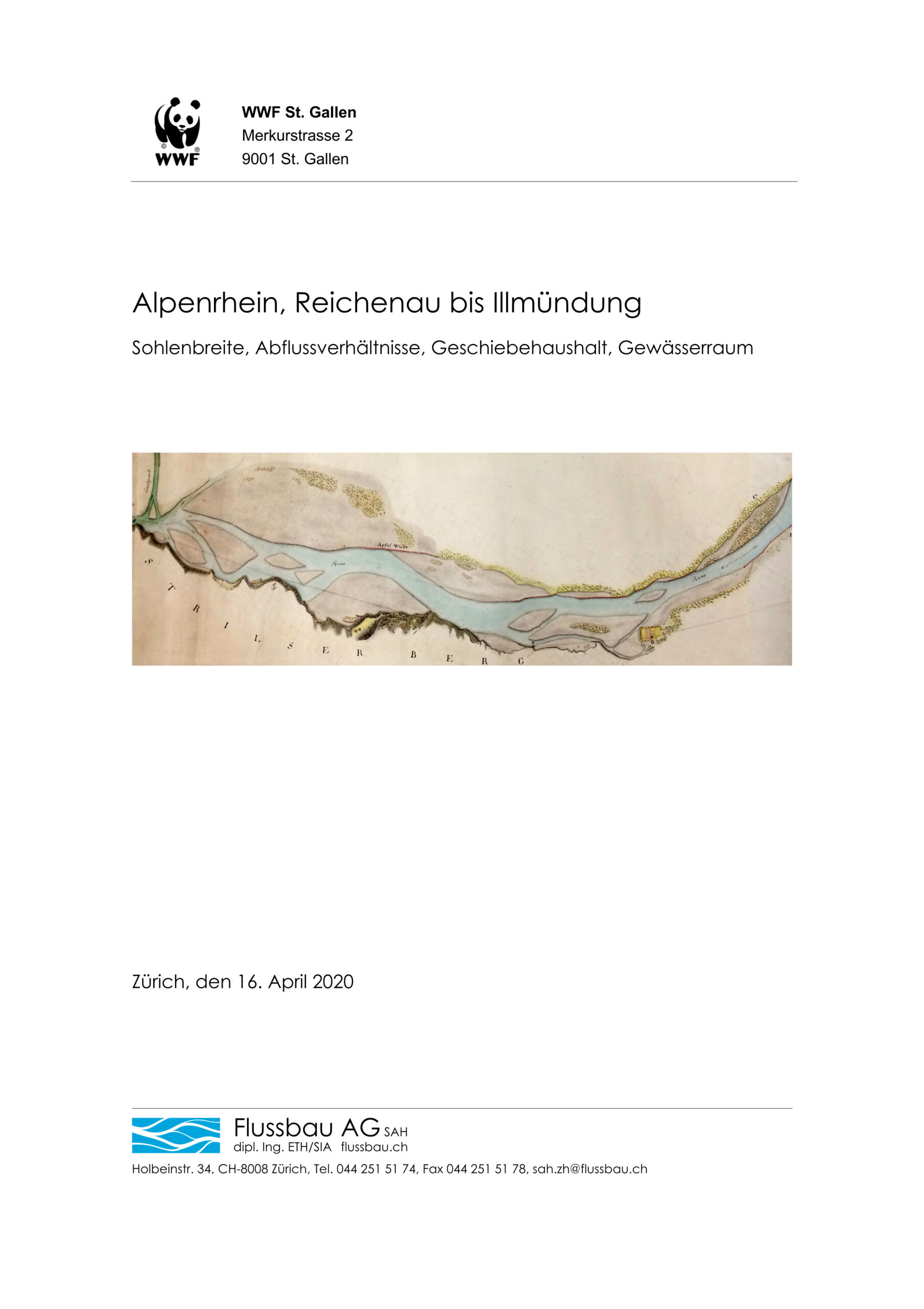 Gewässerraumgutachten Reichenau bis Illmündung (Plattform Lebendiger Alpenrhein)